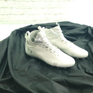 Under Armour Football Cleats Spotlight Lux MC 2.0 UA Mens White Size 10 New